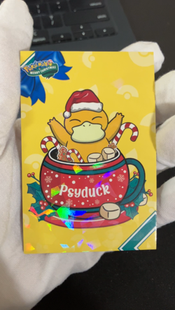 Psyduck Ice Holo Pokemon 2024 Card Database Merry Christmas - Image 2