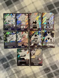 Dragon Ball Fusion World SB02 SR Lot Manga Booster 2 Super Rare Lot / 10 Cards - Image 1