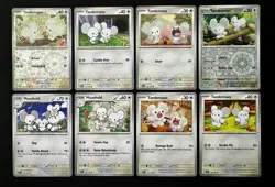 8x Maushold & Tandemaus Pokemon Card Lot Scarlet Violet Cute Pokemon Cards - Image 1