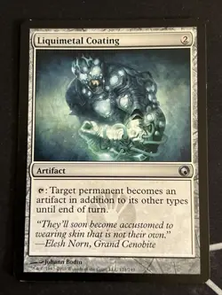 1x Liquimetal Coating (171) Scars of Mirrodin LP MTG Magic the Gathering x1 MKE - Image 1