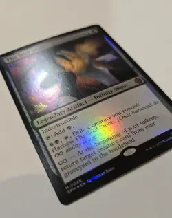 The Soul Stone Marvel's Spider-Man Foil mtg magic the gathering stamped promo - Image 2