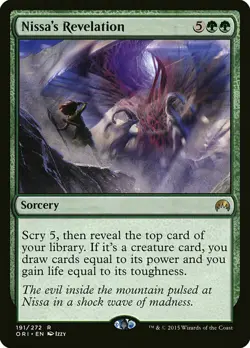 Nissa's Revelation Magic Origins Light Play MTG Magic DNA GAMES - Image 1