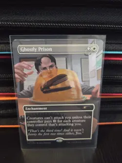 Magic Secret Lair X The Office - Ghostly Prison - From Dwight's Destiny Foil MtG - Image 1