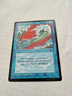 Mtg Blue Elemental (Blauer Urknall) German FBB Regular - Uncirculated - Image 2