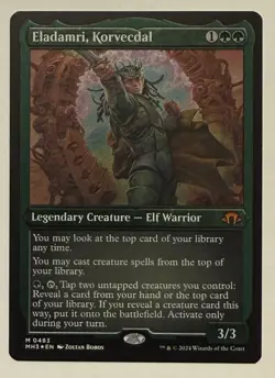 Eladamri, Korvecdal Foil Etched - Mythic - Modern Horizons 3 MTG - Image 1