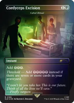 Cordyceps Excision - Cabal Ritual (Foil) Secret Lair Drop Series NM MTG - Image 1
