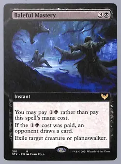 Baleful Mastery - Extended Art - 301 - Strixhaven: School of Mages (STX) MTG - Image 1