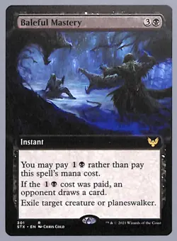 Baleful Mastery - Extended Art - 301 - Strixhaven: School of Mages (STX) MTG - Image 3