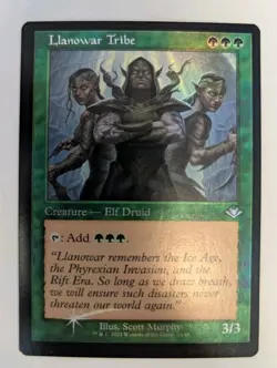 Llanowar Tribe (Retro Frame) Modern Horizons Foil - MTG - Image 1