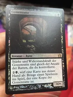 GERMAN OG Foil Pack Rat + Sign In Blood • Return To Ravnica • Mtg (1794) - Image 2