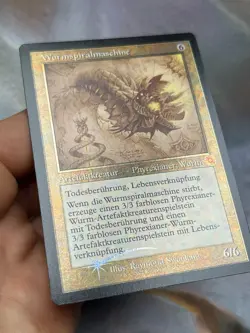GERMAN Schematic Foil ??Wurmcoil Engine ?? Wurmspiralmaschine ?? NM Mtg (986) - Image 3