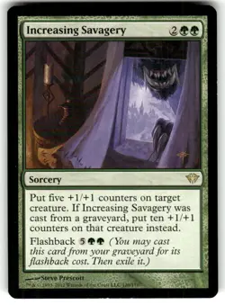 Increasing Savagery Dark Ascension Regular MTG - Image 1