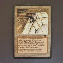MTG Magic the Gathering Urza's Mine (Pulley) Antiquities MP Moderate Play - Image 1