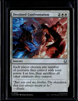 Destined Confrontation - 15 - Foil - TLA - NM - MTG Magic the Gathering - Image 1