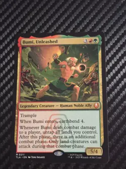 2x Bumi, Unleashed MTG Avatar: The Last Airbender - Image 2