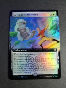 Airbender Ascension (Extended Art Foil) Rare MTG Avatar - Image 1