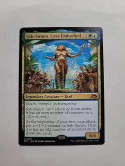 MTG -Sab-Sunen, Luxa Embodied Aetherdrift Regular Mythic #0221 - Image 1