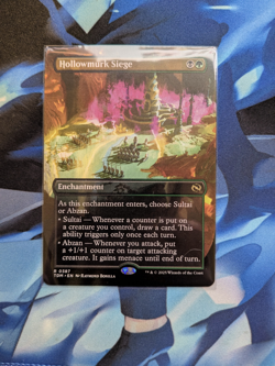 Hollowmurk Siege (Borderless) Tarkir: Dragonstorm Regular Near Mint MTG 387 - Image 1
