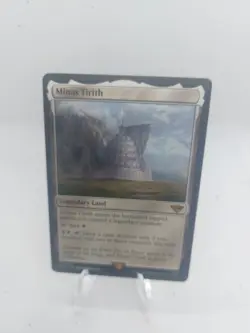 2023 Magic MTG Lord Of The Rings Minas Truth Legendary Land Foil - Image 1