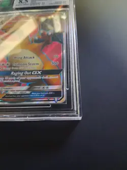 CHARIZARD GX SM60 FULL ART - POKEMON BLACK STAR PROMO 2017 Graded 8.5 - Image 5