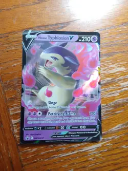 Pokemon TCG Hisuian Typhlosion V Sword & Shield SWSH237 Holographic Promo - NM/M - Image 1