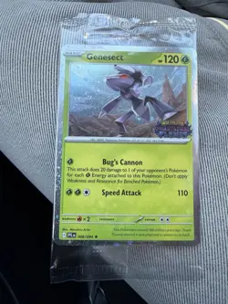 Pokemon Genesect 008 Phantasmal Flames Stamped Promo BestBuy Exclusive NEWSEALED - Image 1