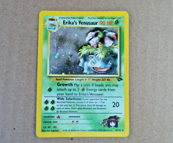 2000 Erika's Venusaur 4/132 Swirl Gym Challenge Holo Rare Pokemon TCG - Image 1