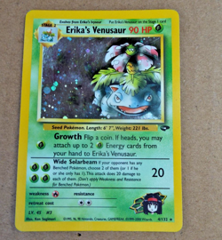 2000 Erika's Venusaur 4/132 Swirl Gym Challenge Holo Rare Pokemon TCG - Image 5