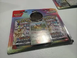 Pokemon TCG Scarlet Violet Prismatic Evolutions 2-Pack Blister Eevee Sealed - Image 1