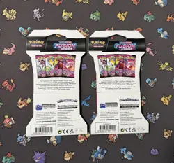 2x Gengar Art Pokemon TCG Sword & Shield 08 Fusion Strike Sleeved Booster Pack - Image 2