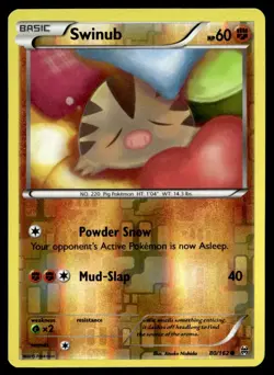 2015 XY - BREAKthrough Swinub reverse holo #80 - Image 1