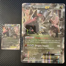 Pokemon TCG Tyrantrum EX XY70 Jumbo And Normal - Image 1