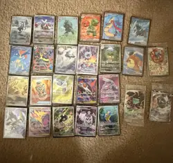 Pokemon Full Art Lot Of 25, Mega Evolution, 151, Surging Spark, White Flare - Image 1