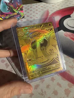 Mega Charizard x EX 130/094 Gold Secret Rare - Phantasmal Flames Pokemon TCG - Image 2