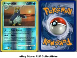 2007 Pokemon, Diamond & Pearl, #58/130 Prinplup, Reverse Holo Uncommon - Image 1