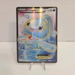 DAMAGED Manaphy EX Full Art 116/122 Holo Ultra Rare XY Breakpoint Pokemon TCG HP - Image 1