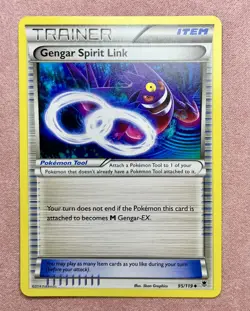Gengar Spirit Link | 95/119 | Phantom Forces | 2014 Pokemon Uncommon | LP - Image 1