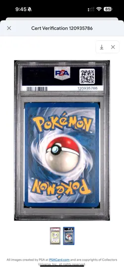 2001 Pokemon Southern Islands Jigglypuff Promo #8 Psa 7 - Image 2