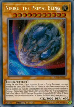 Yugioh Nibiru, The Primal Being TN19-EN013 Limited Edition Prismatic Secret - Image 3