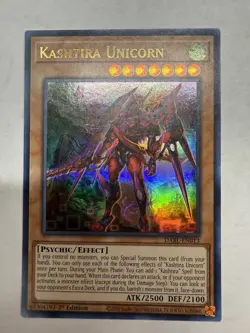 Yugioh TCG Kashtira Unicorn DABL-EN013 Ultra Rare Darkwing Blast 1st Edition - Image 1