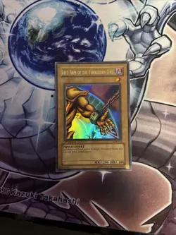 Yu-Gi-Oh! 1st Ed Ultra Rare Left Arm of the Forbidden One LOB-123 LP/MP (YU) - Image 2