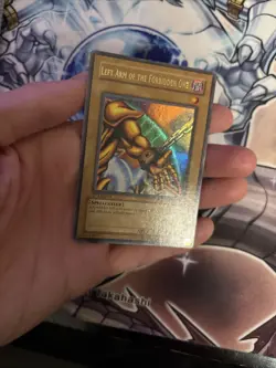 Yu-Gi-Oh! 1st Ed Ultra Rare Left Arm of the Forbidden One LOB-123 LP/MP (YU) - Image 4