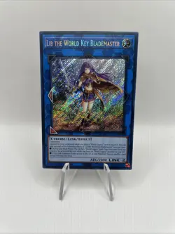 Yu-Gi-Oh! Lib The World Key Blademaster - BLMM-EN159 - Secret Rare - NEAR MINT! - Image 2