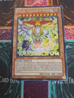 Yu-Gi-Oh! Sophia, Goddess of Rebirth HA07-EN055 Secret Rare 1st Edition NM - Image 1