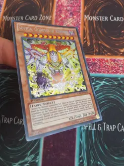Yu-Gi-Oh! Sophia, Goddess of Rebirth HA07-EN055 Secret Rare 1st Edition NM - Image 2