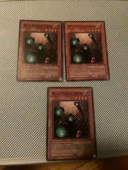 3x Royal Magical Library SYE-023 & MFC Yugioh LP - Image 1