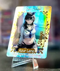 Atago Azur Lane X Goddess Story Doujin Holo Card Anime Waifu - Image 1