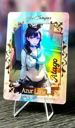 Atago Azur Lane X Goddess Story Doujin Holo Card Anime Waifu - Image 2