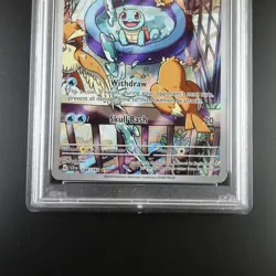 PSA 10 Squirtle 148/142 Pokemon Stellar Crown Full Art Rare Graded Card - Image 3