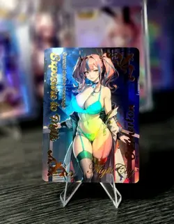 Bremerton Azur Lane X Goddess Story Doujin Holo Card Anime Waifu Tcg Ccg Agc - Image 1